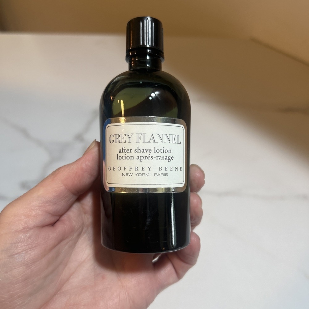 Vintage Grey Flannel Aftershave Lotion Geoffrey Beene 4 Oz./120ml - Rare